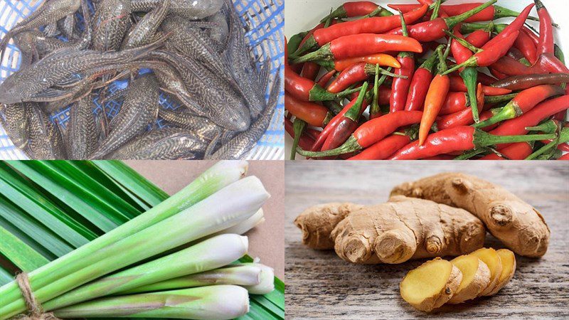 Ingredients for 3 ways to make grilled catfish