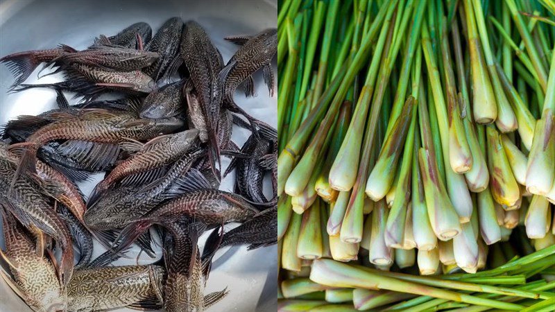 Ingredients for grilled fish recipe