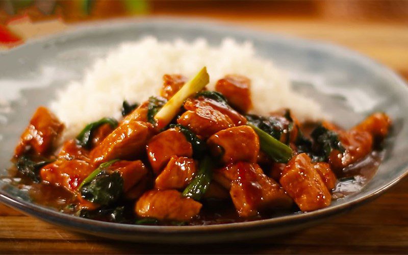 Image of ingredients for Thai-style stir-fried chicken breast