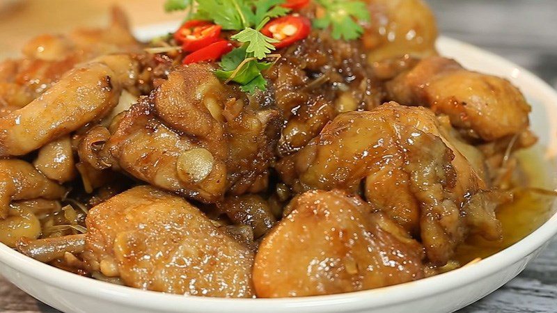 Soy Sauce Braised Chicken