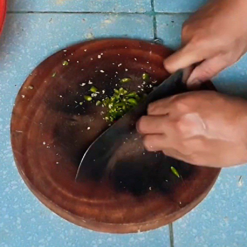 Step 2 Prepare other ingredients for Live Snakehead Fish Salad