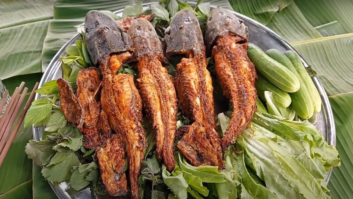 Grilled Glass Catfish with Satay