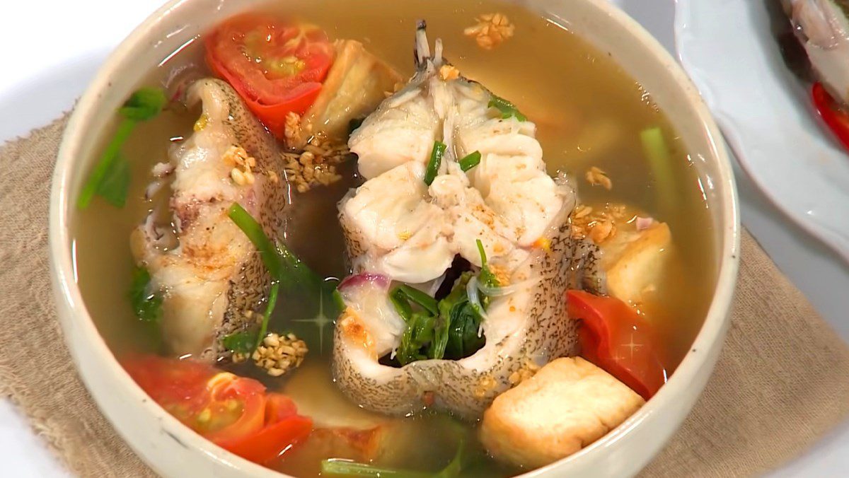 Sour grouper soup