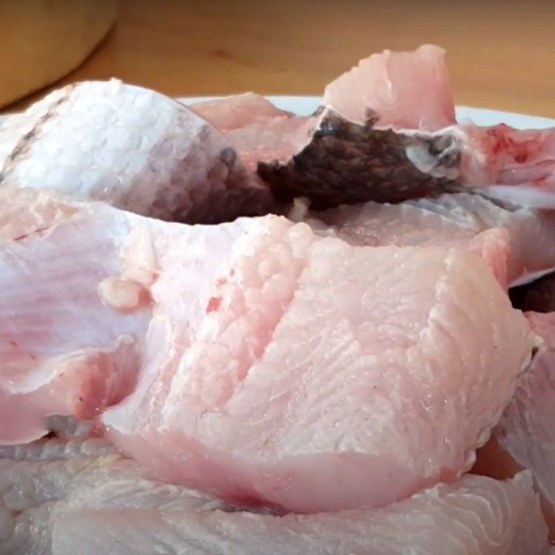 Step 1 Prepare the ingredients for Snakehead fish porridge with pumpkin and spinach