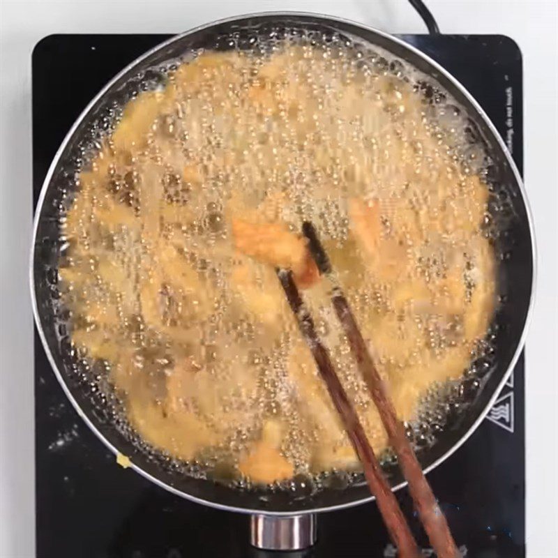 Step 3 Fry the stomach Fried stomach