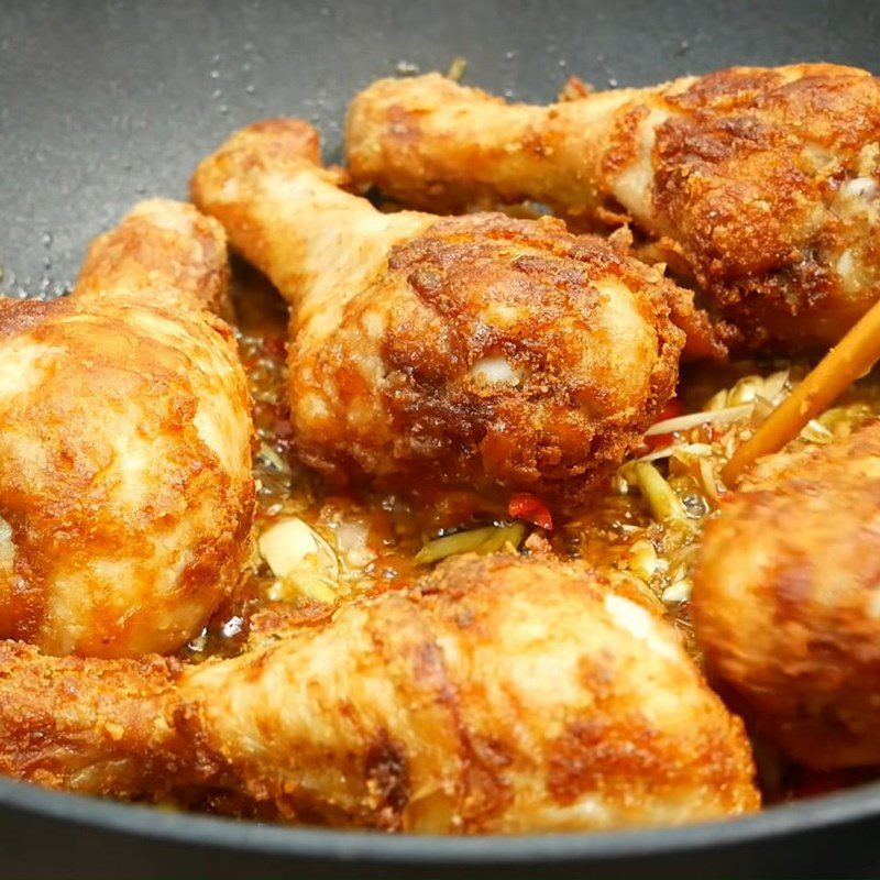 Step 6 Fried Chicken with Fish Sauce Fried Chicken Thighs