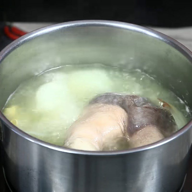 Step 2 Stew and marinate the stomach for Fried Stomach with Salt and Chili