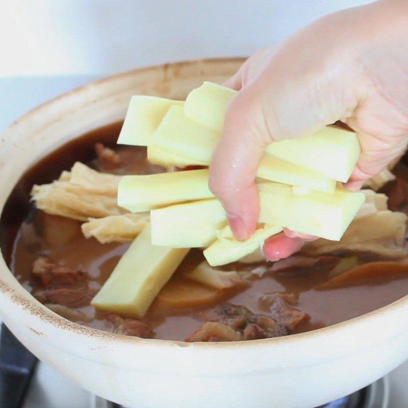 Step 4 Complete and prepare the dipping sauce Lamb stew