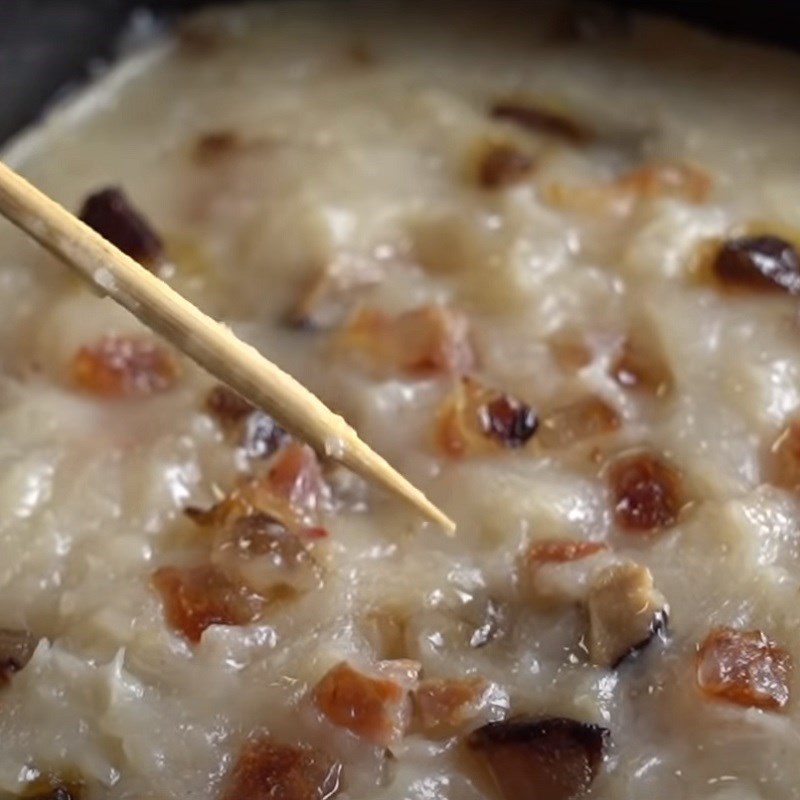 Step 5 Making radish cake Savory radish cake