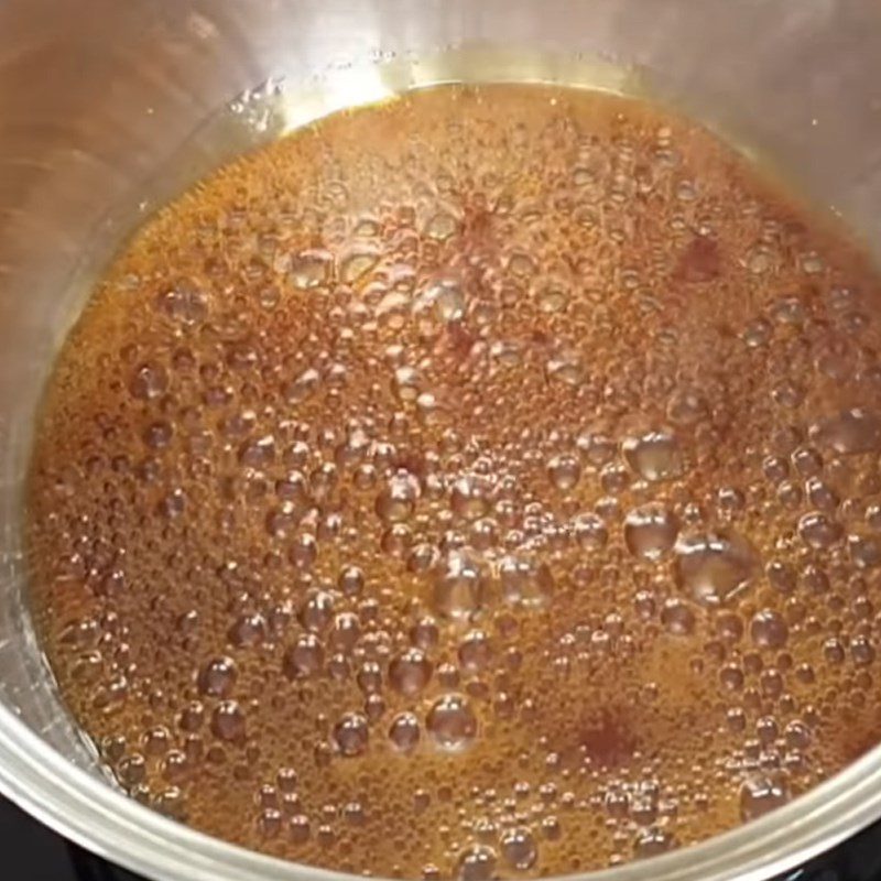 Step 1 Make caramel for chocolate mousse