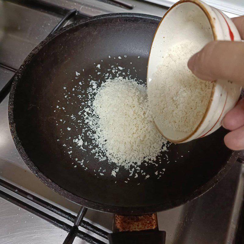 Step 2 Make salted fried tofu Salted fried tofu