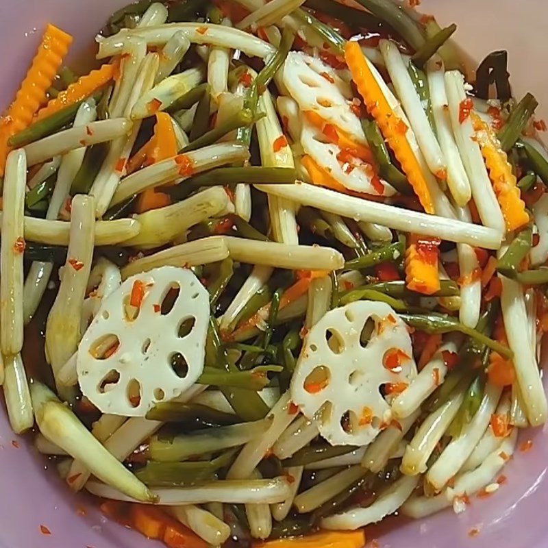 Step 5 Soak Lotus Root for Lotus Root Kimchi