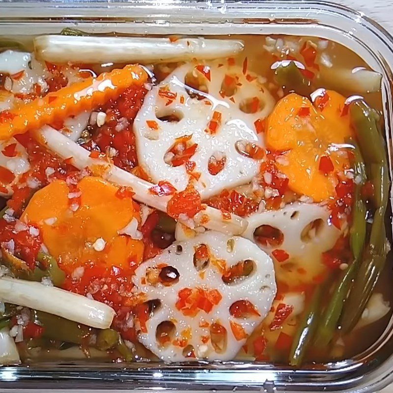 Step 5 Soak Lotus Root for Lotus Root Kimchi