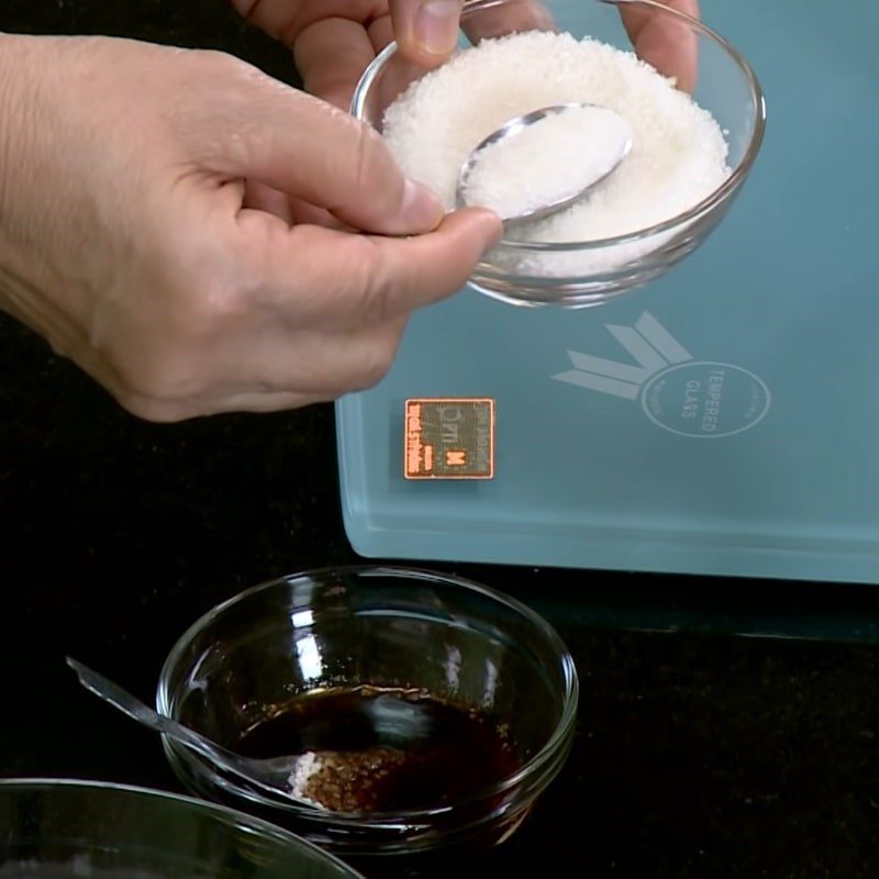 Step 2 Prepare the sauce for Vegetarian Coconut Floss