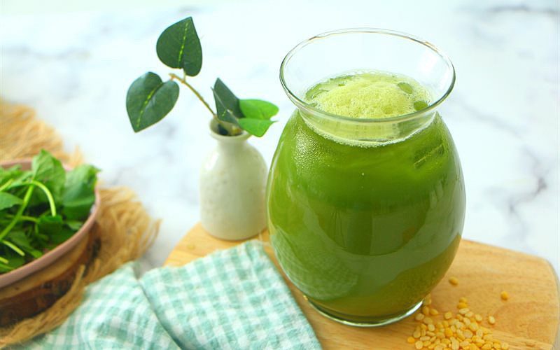 Image of pennywort green bean smoothie