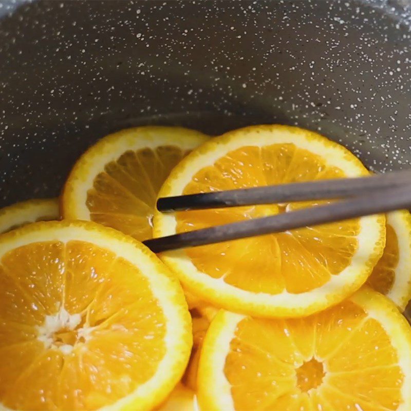 Step 1 Caramelize the oranges Orange Roll Cake