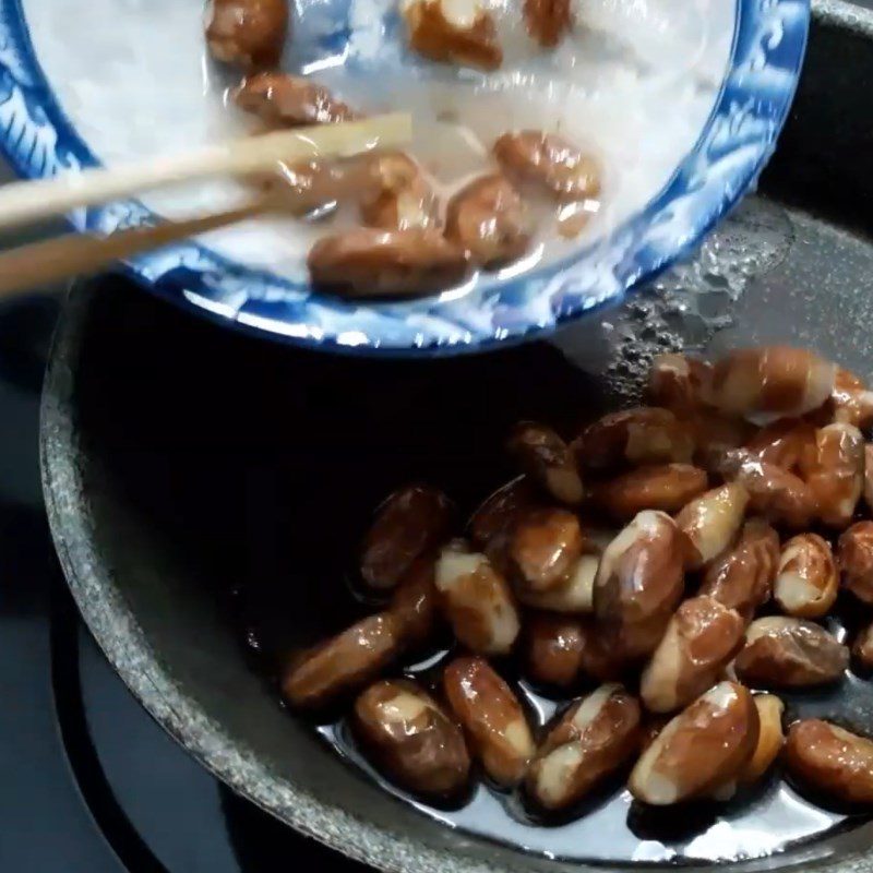 Step 3 Cook the jam Jackfruit seed jam