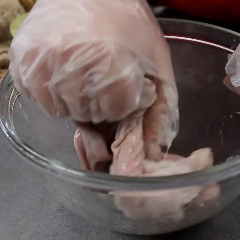 Step 1 Prepare Pig Stomach Stuffed with Meat