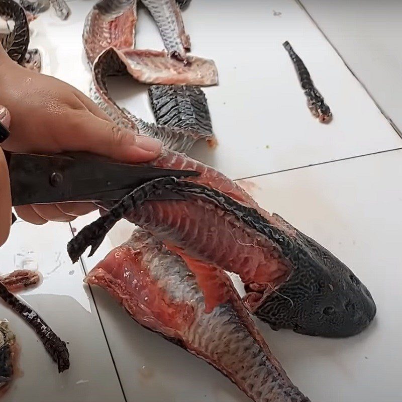 Step 1 Prepare the fish Grilled Catfish with Satay