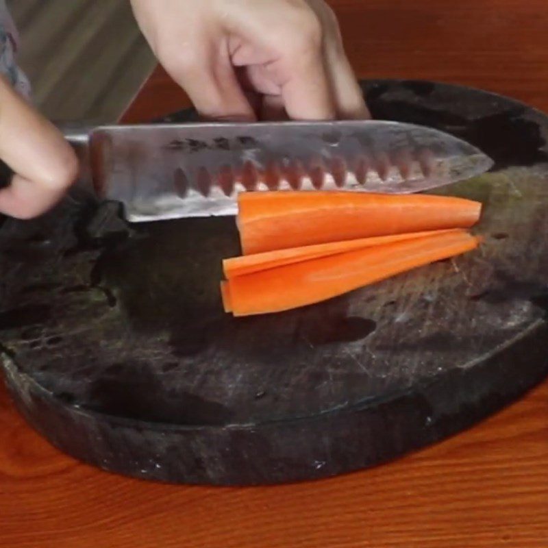 Step 1 Prepare the Vegetables for Stir-Fried Kohlrabi with Carrots