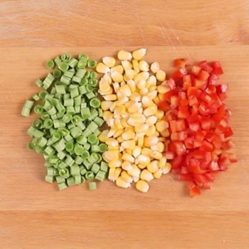 Step 1 Prepare the vegetables for Vegetarian Vegetable Spring Rolls