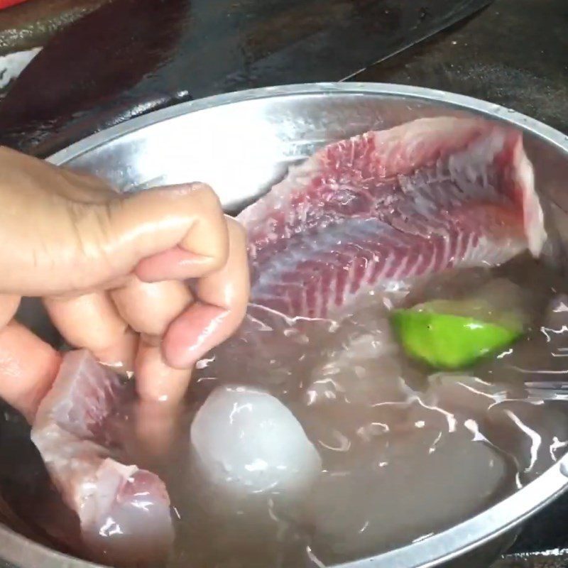 Step 1 Prepare Carp for Grilled Carp Salad