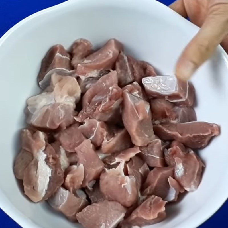 Step 1 Prepare and Marinate the Pork Pepper Pork