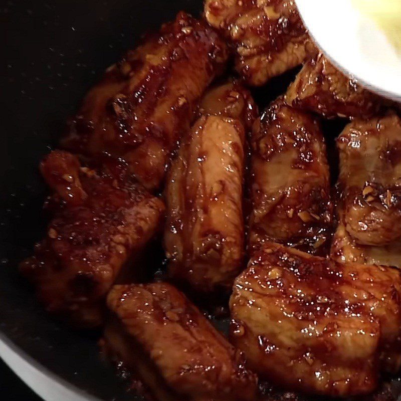 Step 3 Cooking dish Braised Ribs with Pickled Cabbage