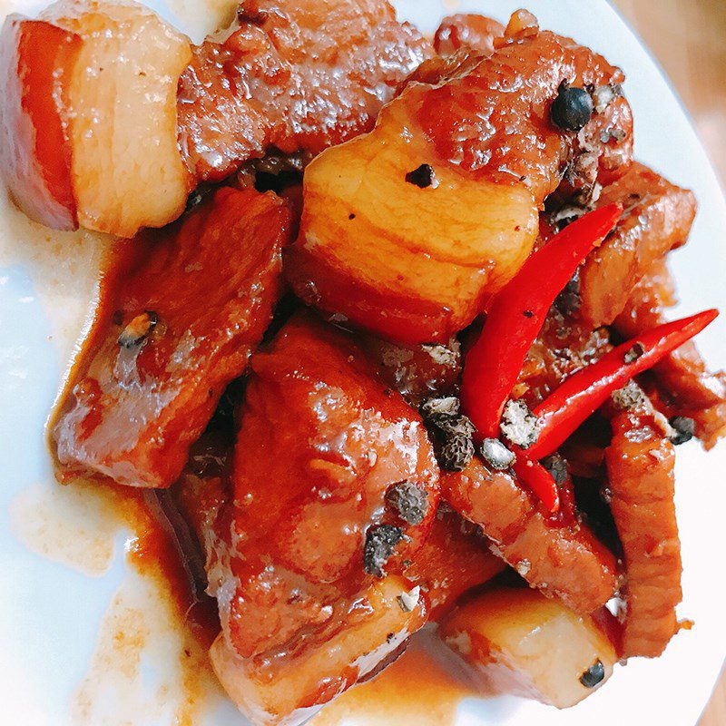 Step 3 Final Product Stir-fried Pork Belly with Pepper