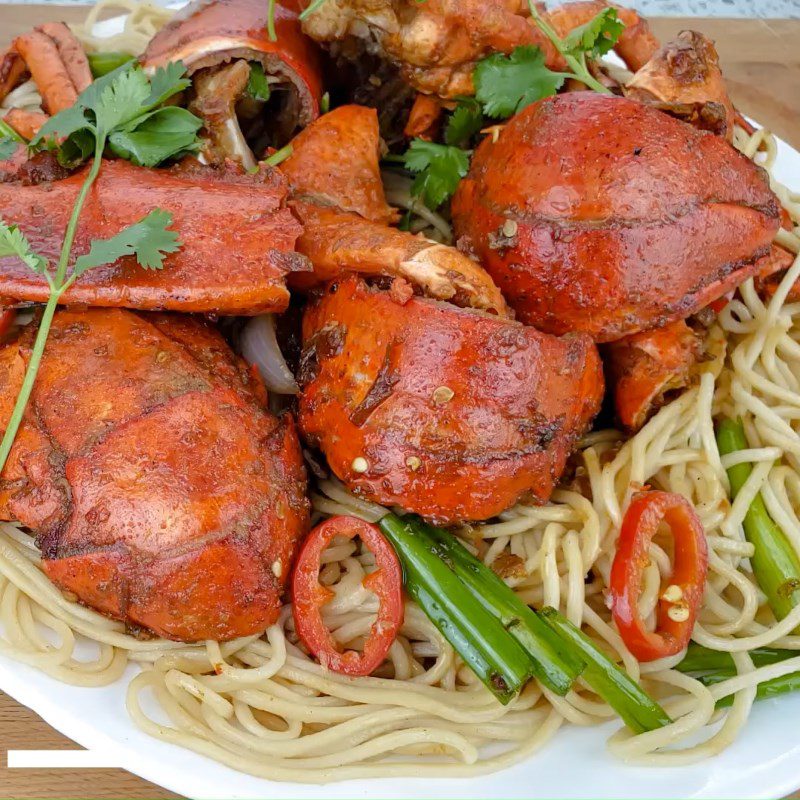 Step 4 Finished Product XO Sauce Lobster Stir-Fried Noodles