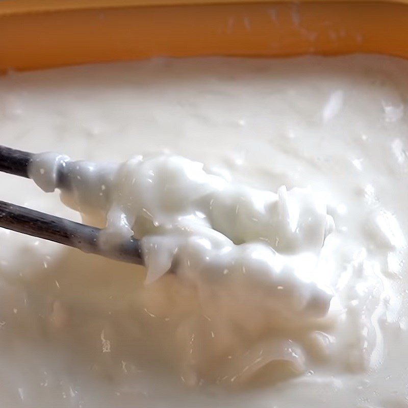 Step 3 Mix the radish cake batter Vegetarian Radish Cake