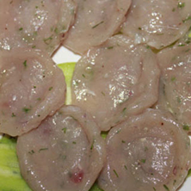 Step 1 Marinate the fish cake Banana Leaf-Wrapped Fish Cake