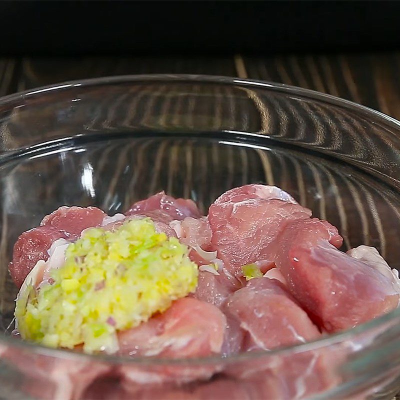 Step 2 Marinate the Meat for Pork Knuckle and Lotus Root Soup