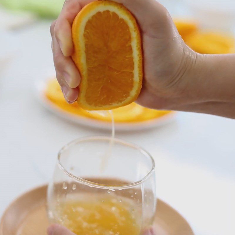 Step 2 Extract the orange juice Orange Roll Cake