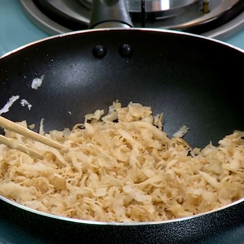 Step 3 Sautéed Coconut Vegan Coconut Floss