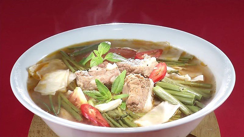 Sour rib soup