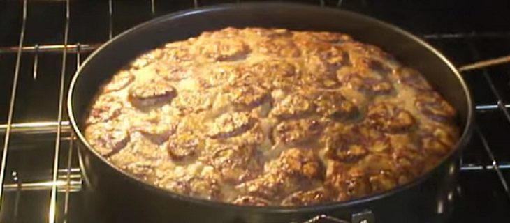 Step 2 Baking the cake Baked banana cake with coconut milk