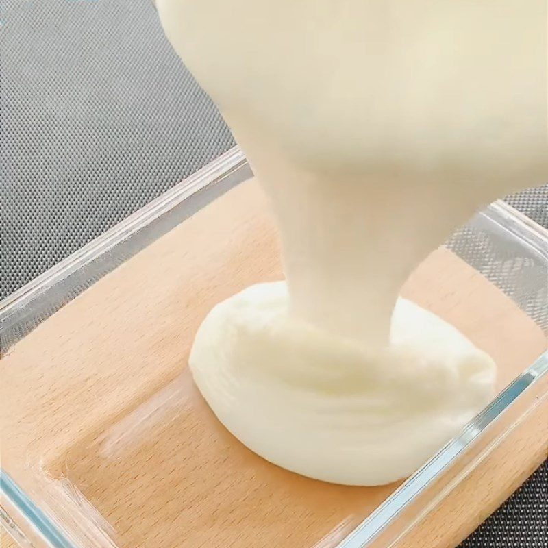 Step 2 Freeze the milk Fried Fresh Milk Cake using Tapioca Flour