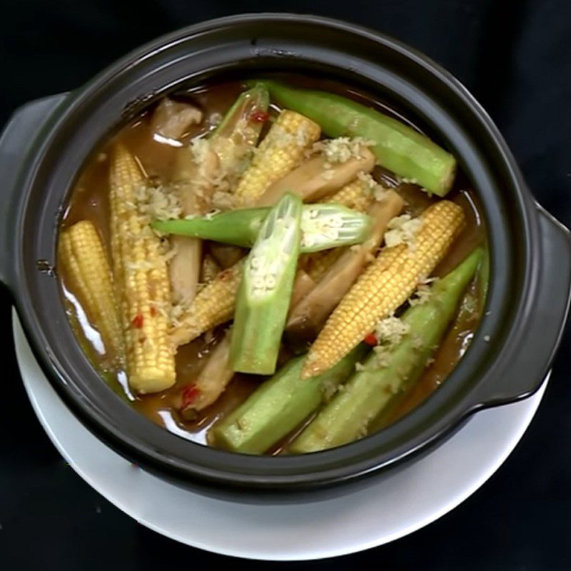 Step 5 Final Product Vegetarian Okra Stew