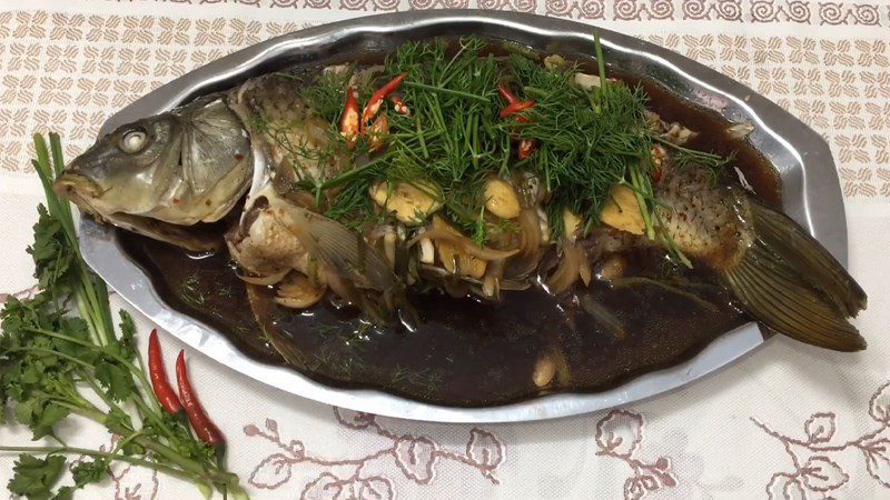 Steamed Fish with Soy Sauce