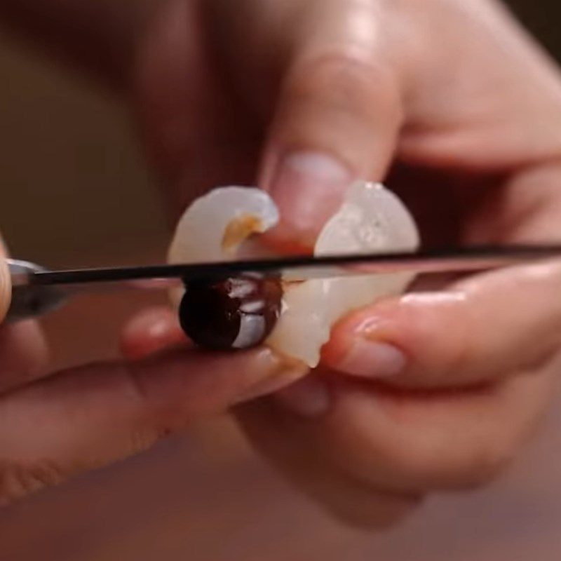 Step 1 Prepare ingredients for Fried Rice with Lychee