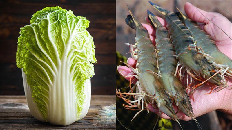 Ingredients for pork kimchi soup