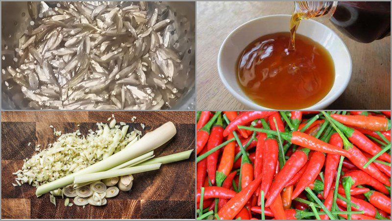 Ingredients for the dish 2 methods for braising white fish