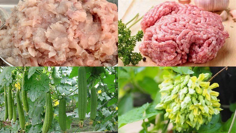 Ingredients for steamed mackerel cake