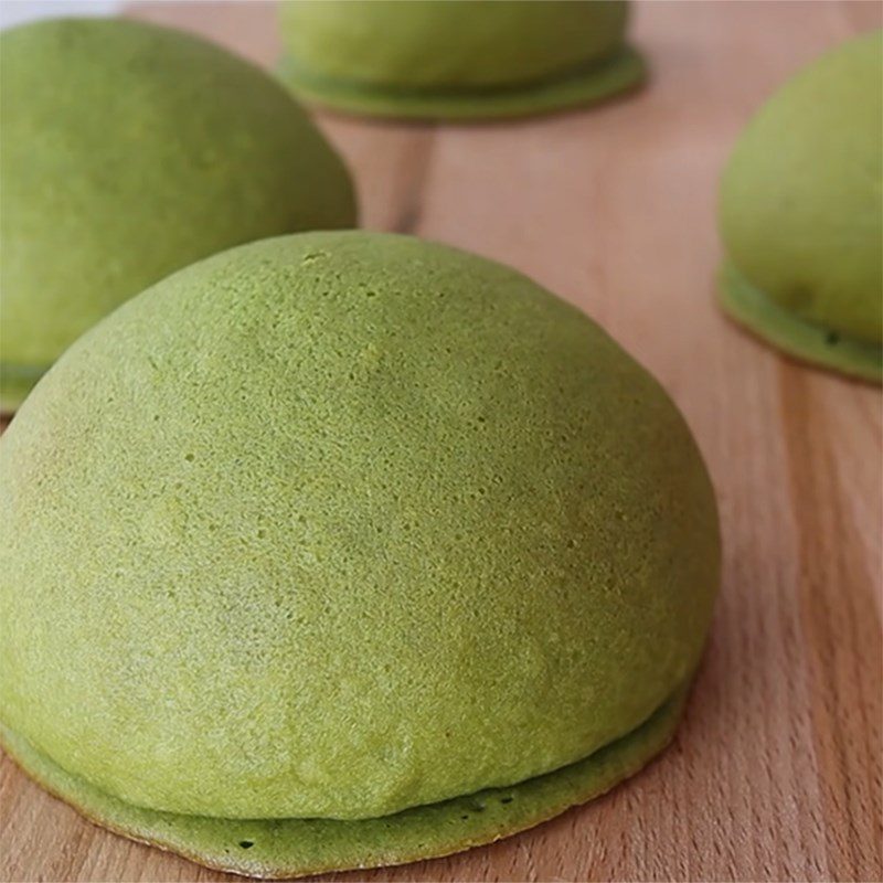 Step 6 Final product Green tea papparoti cake