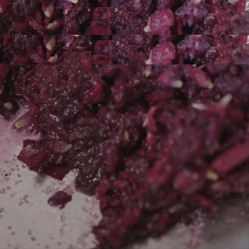 Step 3 Mashing the Rose Petals Fresh Rose Petal Jam