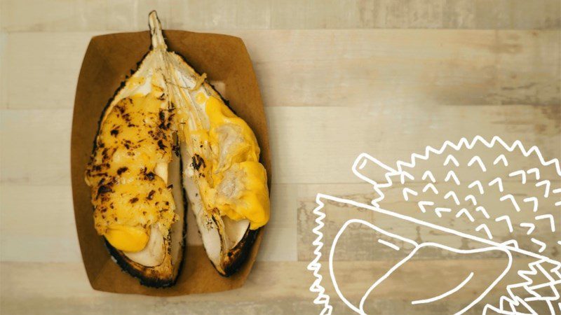 Grilled Durian