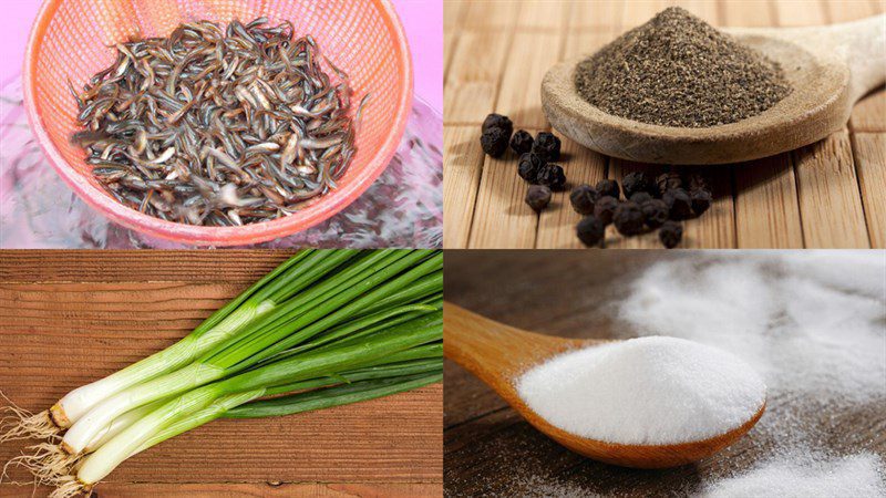 Ingredients for the dish 2 ways to make long fish braised with pepper