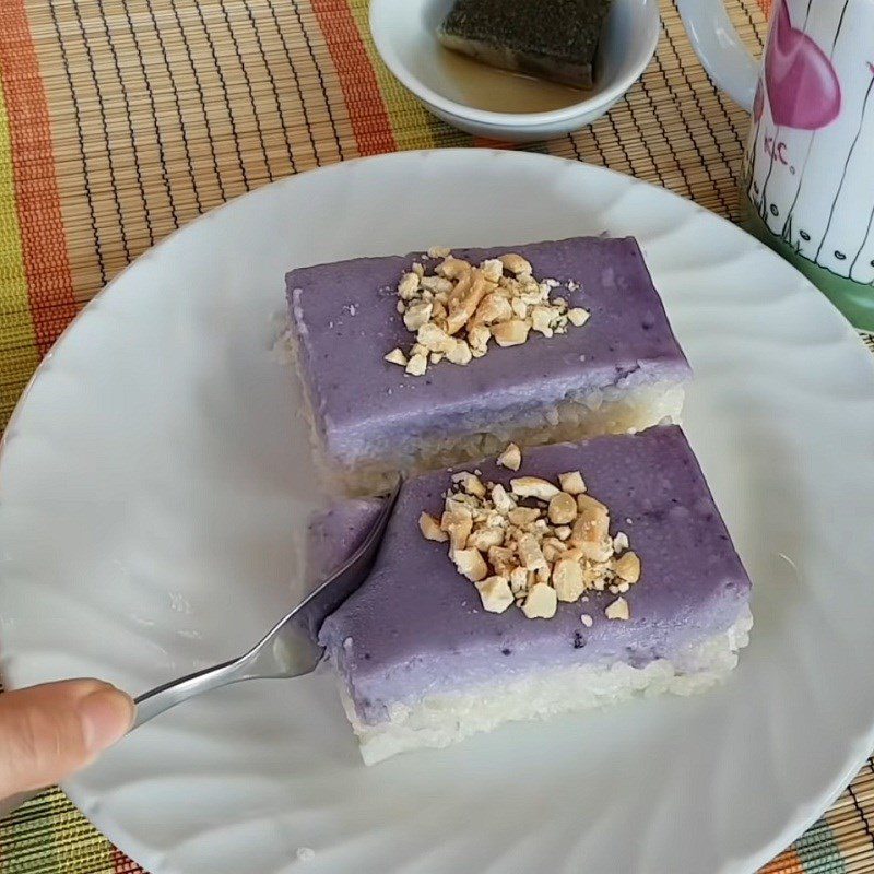 Step 5 Final product Purple sweet potato sticky rice