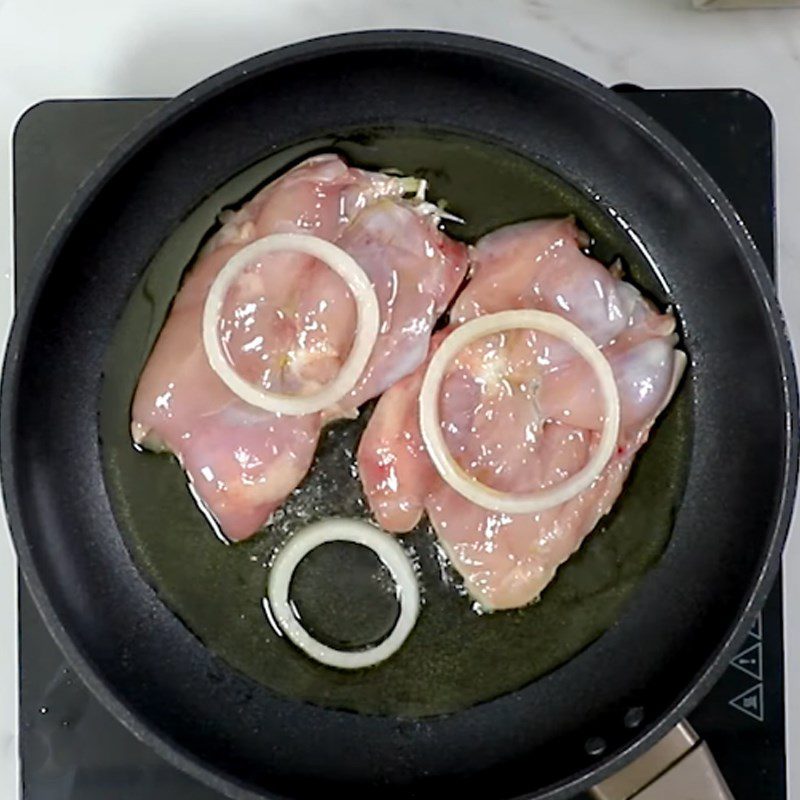 Step 2 Sear the chicken Olive chicken pasta